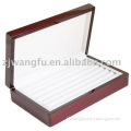 shiny lacquer wooden ring display case